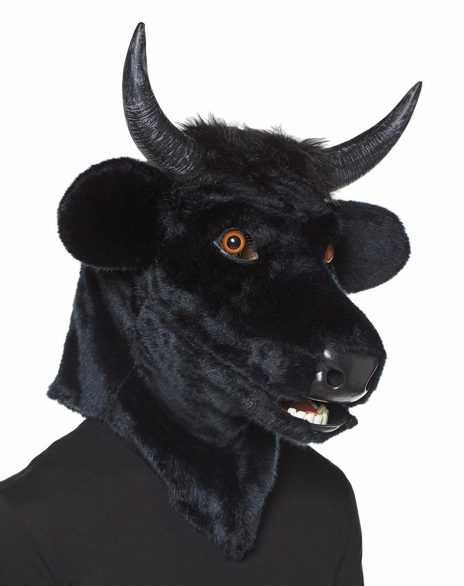 Spirit Halloween Moving Mouth Bull Full Mask 3 Spirit Halloween Moving Mouth Bull Full Mask - Image 3
