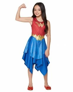 Spirit Halloween Kids Wonder Woman Costume Dress - DC Comics -Halloween ACCESSORIES store 01363134 c