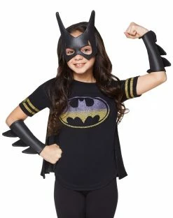 Spirit Halloween Kids Caped Batgirl T Shirt - DC Comics