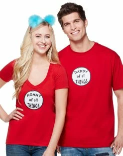 Spirit Halloween Mommy and Daddy of All Things Patch Set - Dr. Seuss