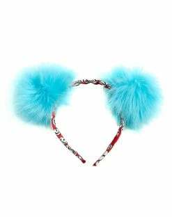 Spirit Halloween Faux Fur Thing One and Thing Two Headband - Dr. Seuss
