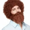 Spirit Halloween Bob Ross Wig and Beard