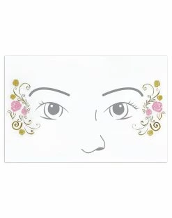 Spirit Halloween Kids Belle Face Decal - Beauty and the Beast