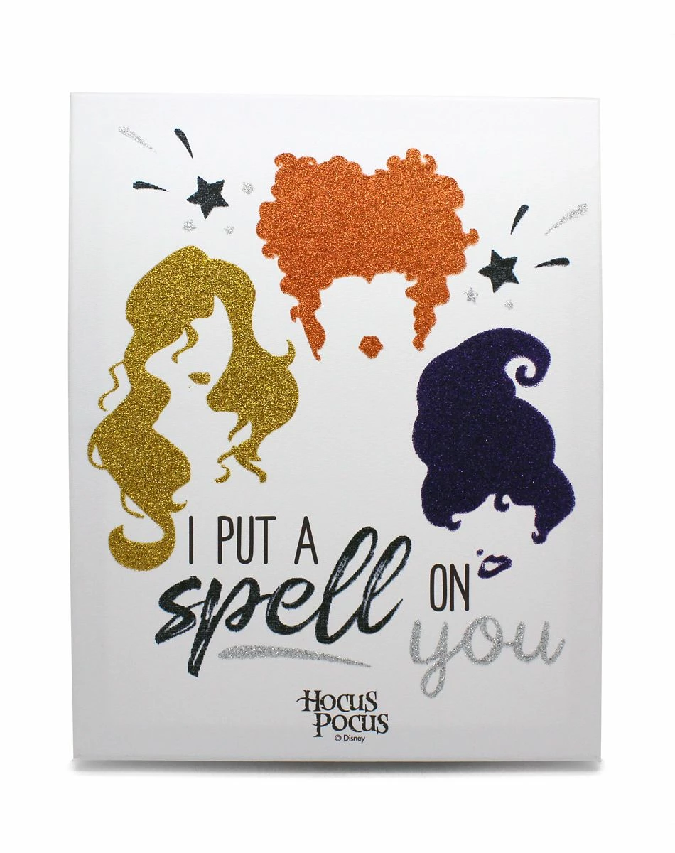 Spirit Halloween I Put A Spell on You Canvas Decoration - Hocus Pocus 1 Spirit Halloween I Put A Spell on You Canvas Decoration - Hocus Pocus