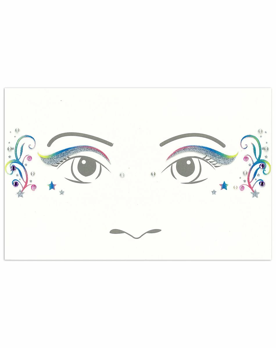 Spirit Halloween Kids Unicorn Face Decal 1 Spirit Halloween Kids Unicorn Face Decal