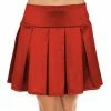 Spirit Halloween Adult Red Pleated Skirt
