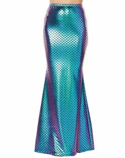 Spirit Halloween Adult Scaled Iridescent Mermaid Skirt