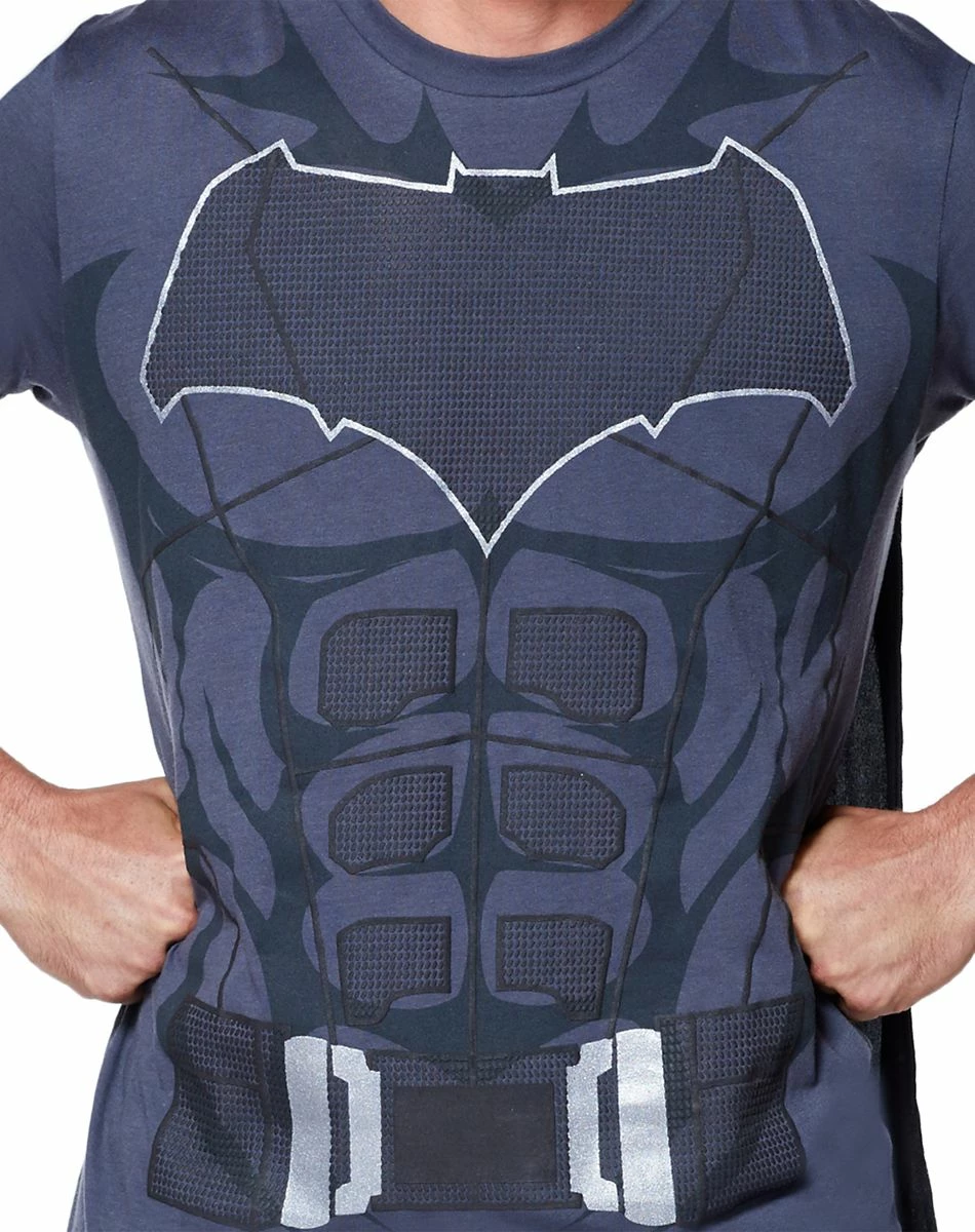 Spirit Halloween Caped Batman T Shirt 3 Spirit Halloween Caped Batman T Shirt - Image 3