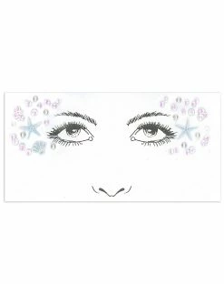 Spirit Halloween Mermaid Face Decal