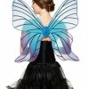 Spirit Halloween Blue and Purple Butterfly Fairy Wings