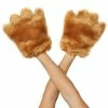Spirit Halloween Brown Faux Fur Animal Paws