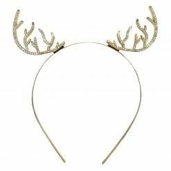 Spirit Halloween Rhinestone Deer Antler Headband