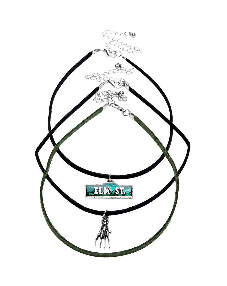 Spirit Halloween A Nightmare On Elm Street Choker Necklaces 1 Spirit Halloween A Nightmare On Elm Street Choker Necklaces