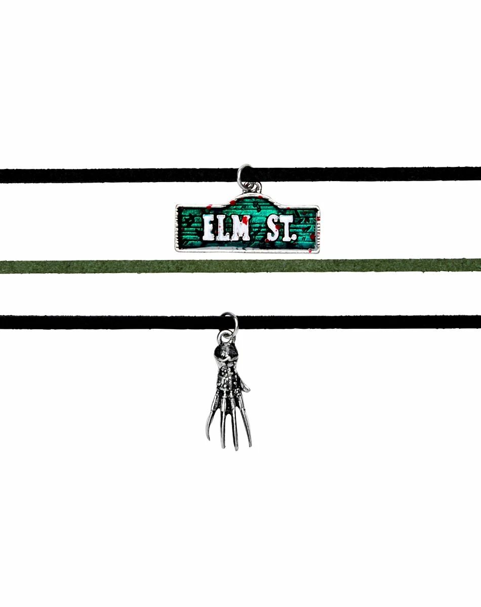 Spirit Halloween A Nightmare On Elm Street Choker Necklaces 2 Spirit Halloween A Nightmare On Elm Street Choker Necklaces - Image 2