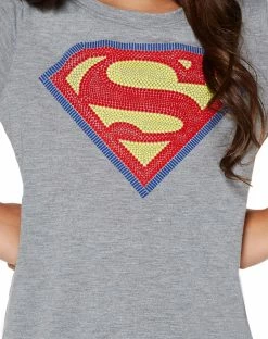 Spirit Halloween Kids Supergirl T Shirt - DC Comics -Halloween ACCESSORIES store 01380229 c