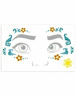 Spirit Halloween Moana Face Decal Set - Moana