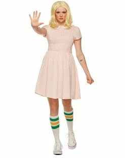 Spirit Halloween Adult Short-Sleeved Eleven Costume - Stranger Things