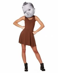 Spirit Halloween Bearded Baby Half Mask -Halloween ACCESSORIES store 01383033 d