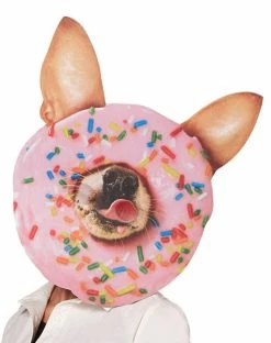 Spirit Halloween Puppy Doughnut Half Mask