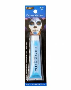 Spirit Halloween Light Blue Cream Makeup