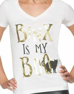 Spirit Halloween Binx Is My Boo T Shirt - Hocus Pocus -Halloween ACCESSORIES store 01383769 c