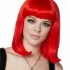 Spirit Halloween Red Pageboy Wig