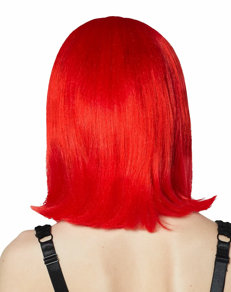 Spirit Halloween Red Pageboy Wig 2 Spirit Halloween Red Pageboy Wig - Image 2