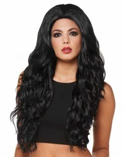 Spirit Halloween Black Fashion Wig