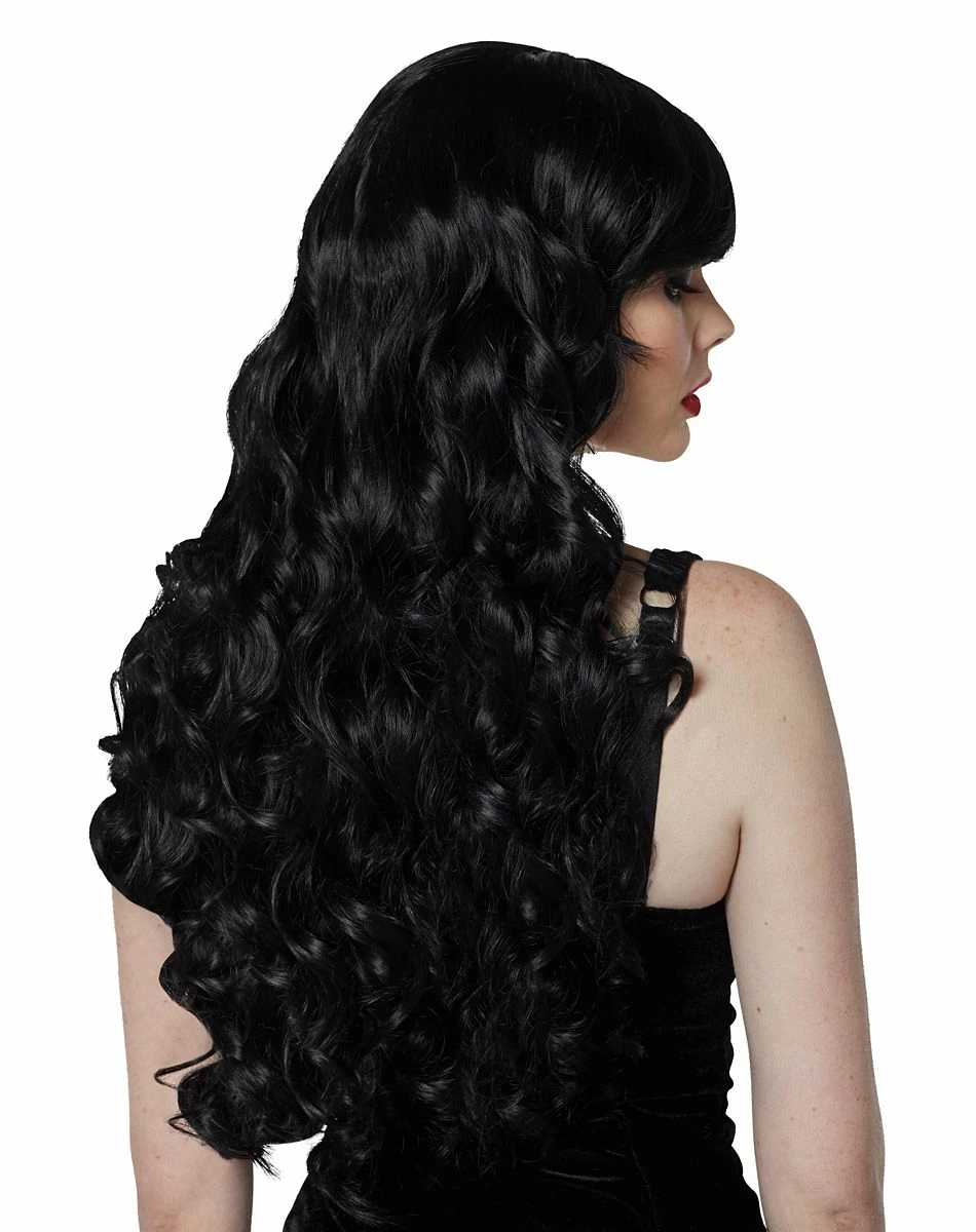 Spirit Halloween Black Curls Wig - The Signature Collection 2 Spirit Halloween Black Curls Wig - The Signature Collection - Image 2