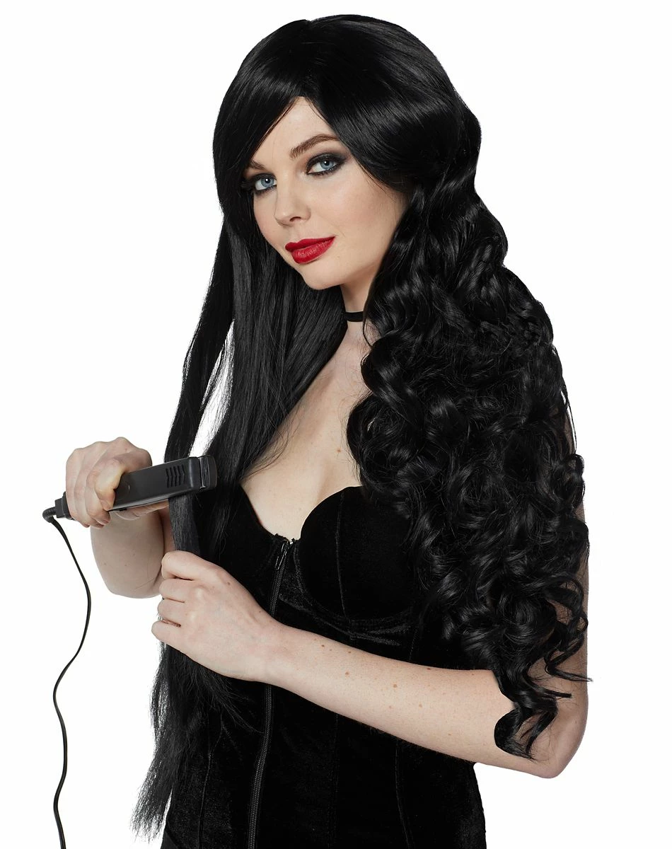 Spirit Halloween Black Curls Wig - The Signature Collection 3 Spirit Halloween Black Curls Wig - The Signature Collection - Image 3
