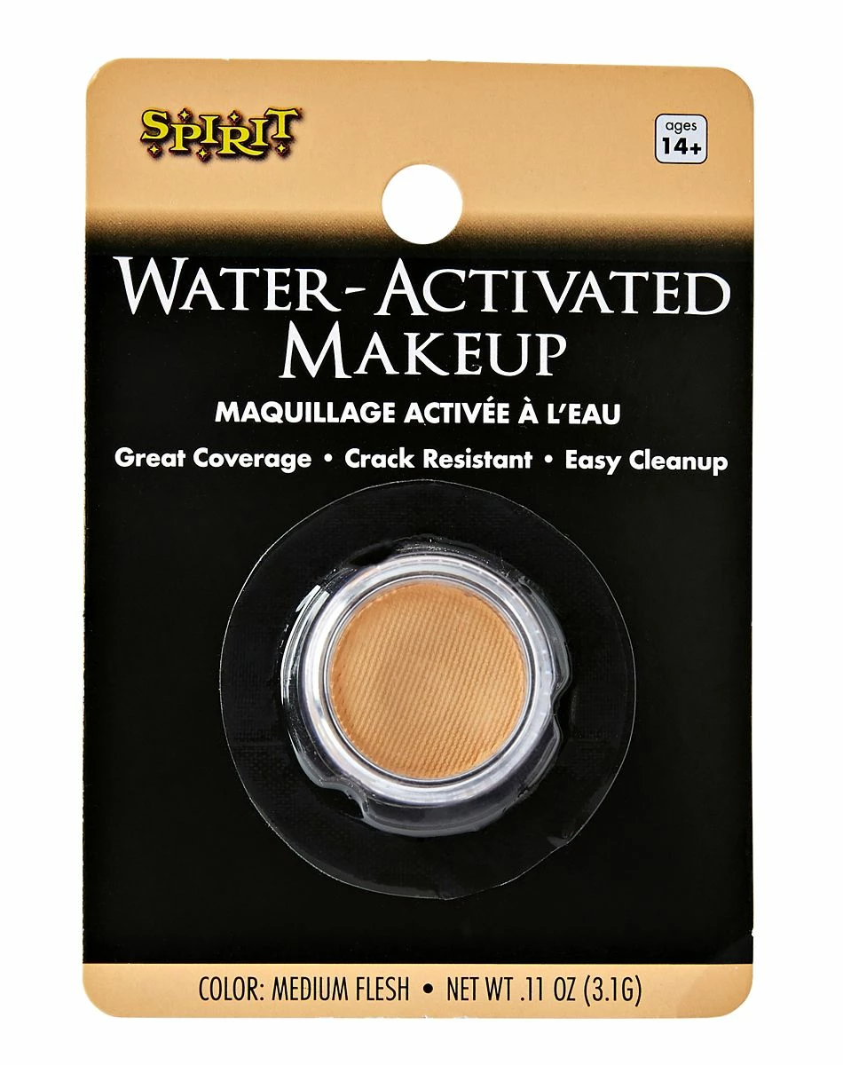 Spirit Halloween Medium Skin Tone Water Activated Makeup 1 Spirit Halloween Medium Skin Tone Water Activated Makeup