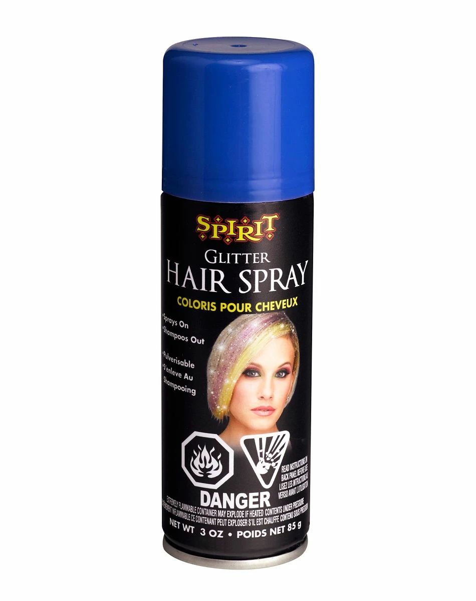 Spirit Halloween Blue Glitter Hairspray 1 Spirit Halloween Blue Glitter Hairspray