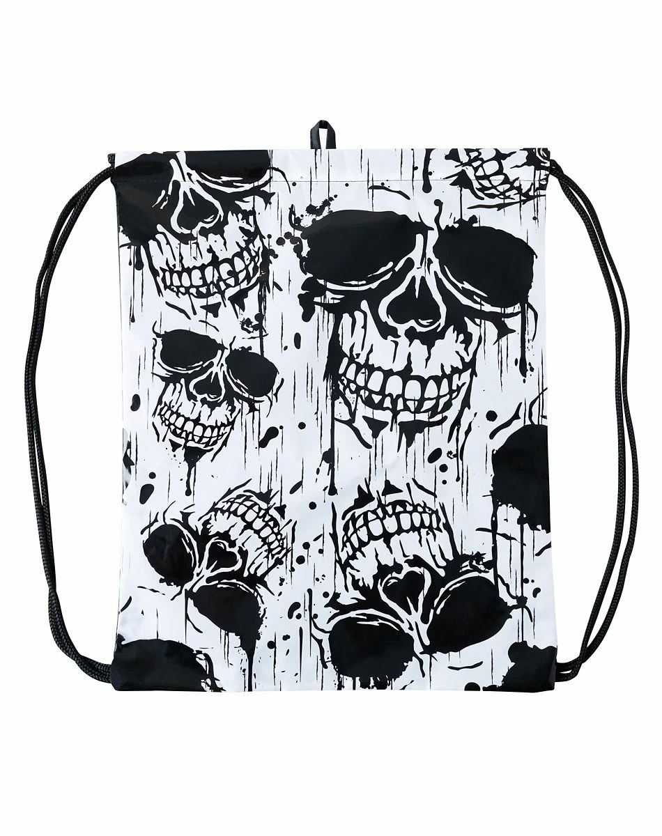 Spirit Halloween Realistic Skull Cinch Bag 1 Spirit Halloween Realistic Skull Cinch Bag