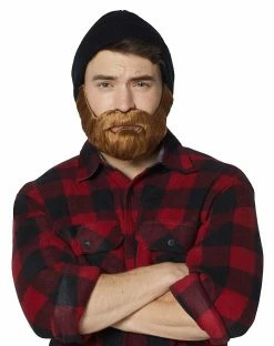 Spirit Halloween Lumberjack Brown Beard