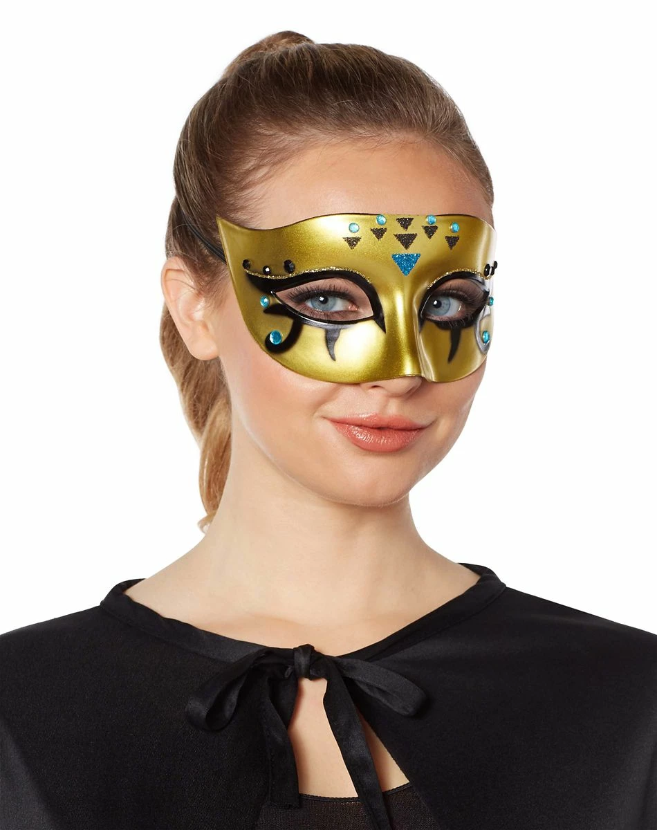 Spirit Halloween Roman Cleopatra Half Mask 2 Spirit Halloween Roman Cleopatra Half Mask - Image 2