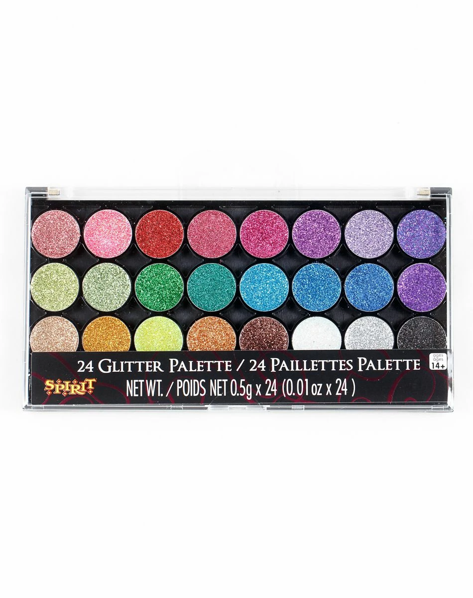 Spirit Halloween Glitter Palette - 24 Count 1 Spirit Halloween Glitter Palette - 24 Count