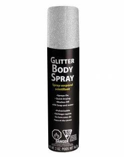 Spirit Halloween Silver Glitter Body Spray