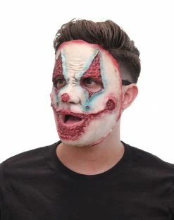 Spirit Halloween Killer Clown Half Mask 5 Spirit Halloween Killer Clown Half Mask -Halloween ACCESSORIES store 01389972 c