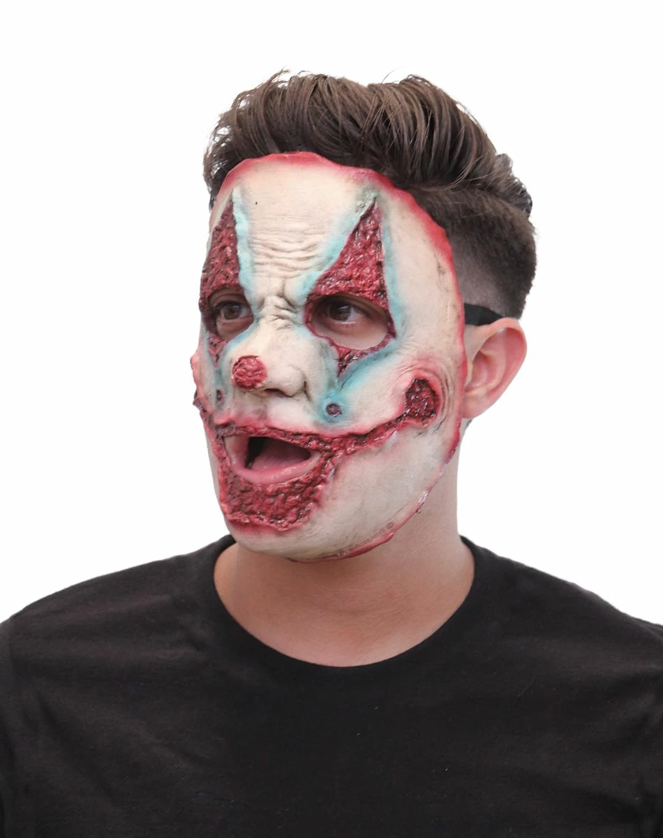 Spirit Halloween Killer Clown Half Mask 3 Spirit Halloween Killer Clown Half Mask - Image 3