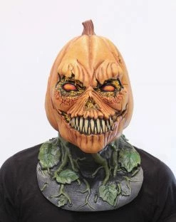 Spirit Halloween Possessed Pumpkin Full Mask