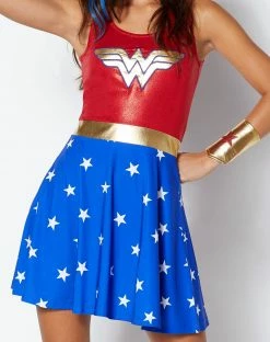 Spirit Halloween Wonder Woman Dress Kit - DC Comics -Halloween ACCESSORIES store 01391168 b