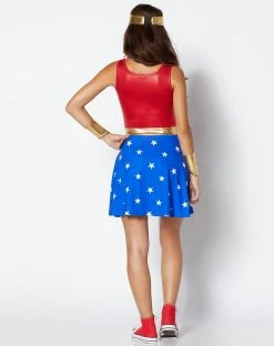 Spirit Halloween Wonder Woman Dress Kit - DC Comics -Halloween ACCESSORIES store 01391168 d