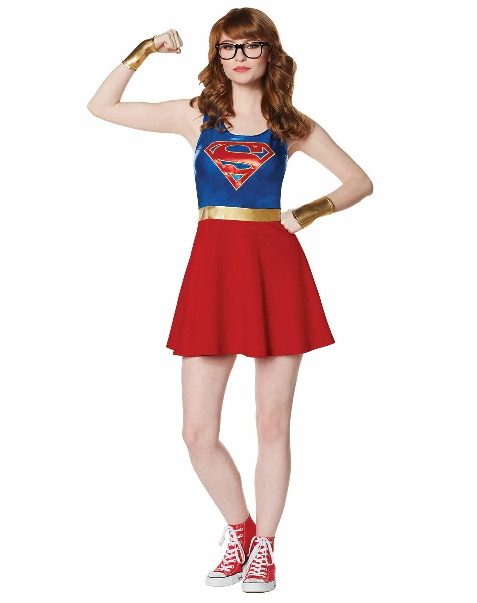 Spirit Halloween Supergirl Dress Kit - DC Comics 1 Spirit Halloween Supergirl Dress Kit - DC Comics