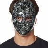Spirit Halloween Black Marble Half Mask