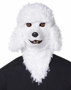 Spirit Halloween Moving Mouth Poodle Full Mask