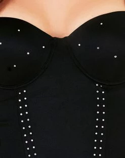 Spirit Halloween Black Rhinestone Corset -Halloween ACCESSORIES store 01391796 c