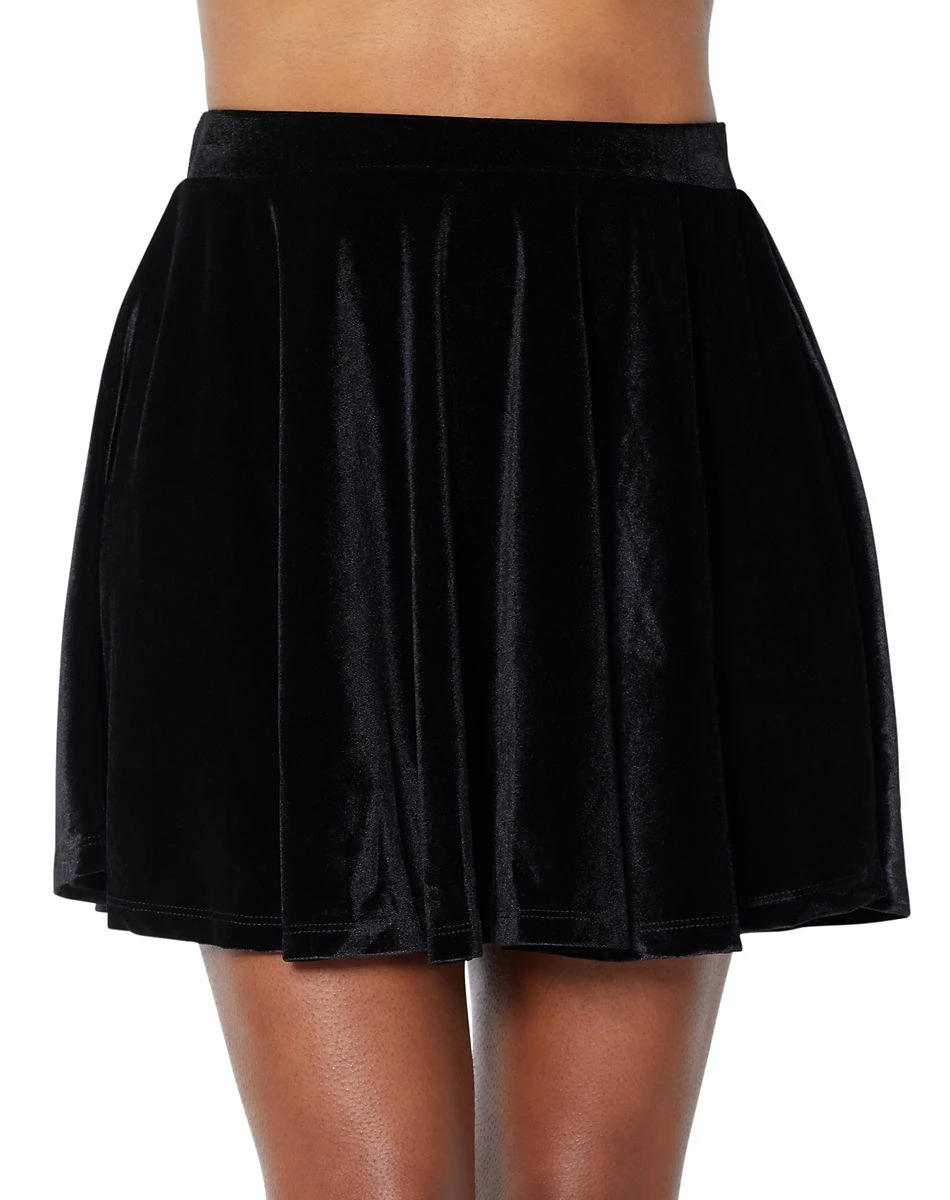Spirit Halloween Velvet Skater Skirt 1 Spirit Halloween Velvet Skater Skirt
