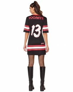 Spirit Halloween Adult Jason Voorhees Hockey Dress – Friday the 13th -Halloween ACCESSORIES store 01392695 c