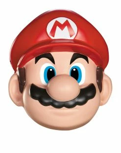 Spirit Halloween Mario Half Mask - Super Mario Bros.