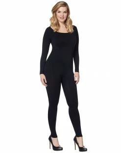 Spirit Halloween Black Seamless Catsuit -Halloween ACCESSORIES store 01394238 a